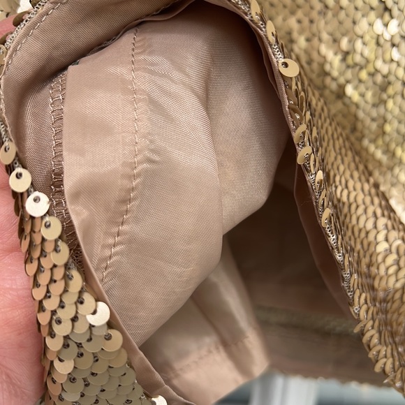 Gold sequin mini R+J Romeo and Juliet Couture Mini for Target - Picture 3 of 7